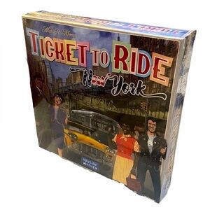Brand new sealed Ticket to Ride New York Board Game Easter basket